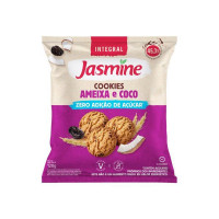 Biscoito Cookie Vegano Integral Ameixa e Coco Zero Açúcar Jasmine 120g