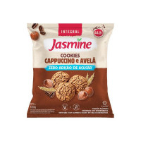 Biscoito Cookie Vegano Integral Cappuccino e Avelã Zero Açúcar Jasmine 120g