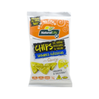 Chips de Arroz Integral e Milho Natural Life Queijo 70g