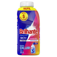 Lava Roupas Líquido Brilhante Limpeza Total 500 ml