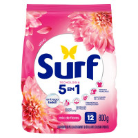 Sabão em pó 5 em 1 Surf Rosas e flor-de-lis 800 g