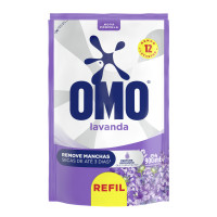 Sabão Líquido Omo Lavanda Refil 900mL Econômico