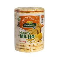 Biscoito de Milho Natural Life Sem Glúten Pop Corn 80g