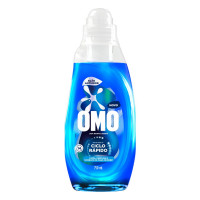 Lava Roupas Líquido Omo Ciclo Rápido Ação Antiodor 750ml