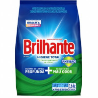 Sabão em Pó Brilhante Antibac Higiene Total 1,6kg
