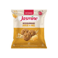 Biscoito Rosquinha Integral Aveia e Mel Zero Lactose Jasmine 120g