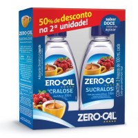 Kit Adoçante Líquido Zero-Cal Sucralose 2 unidades 100ml cada